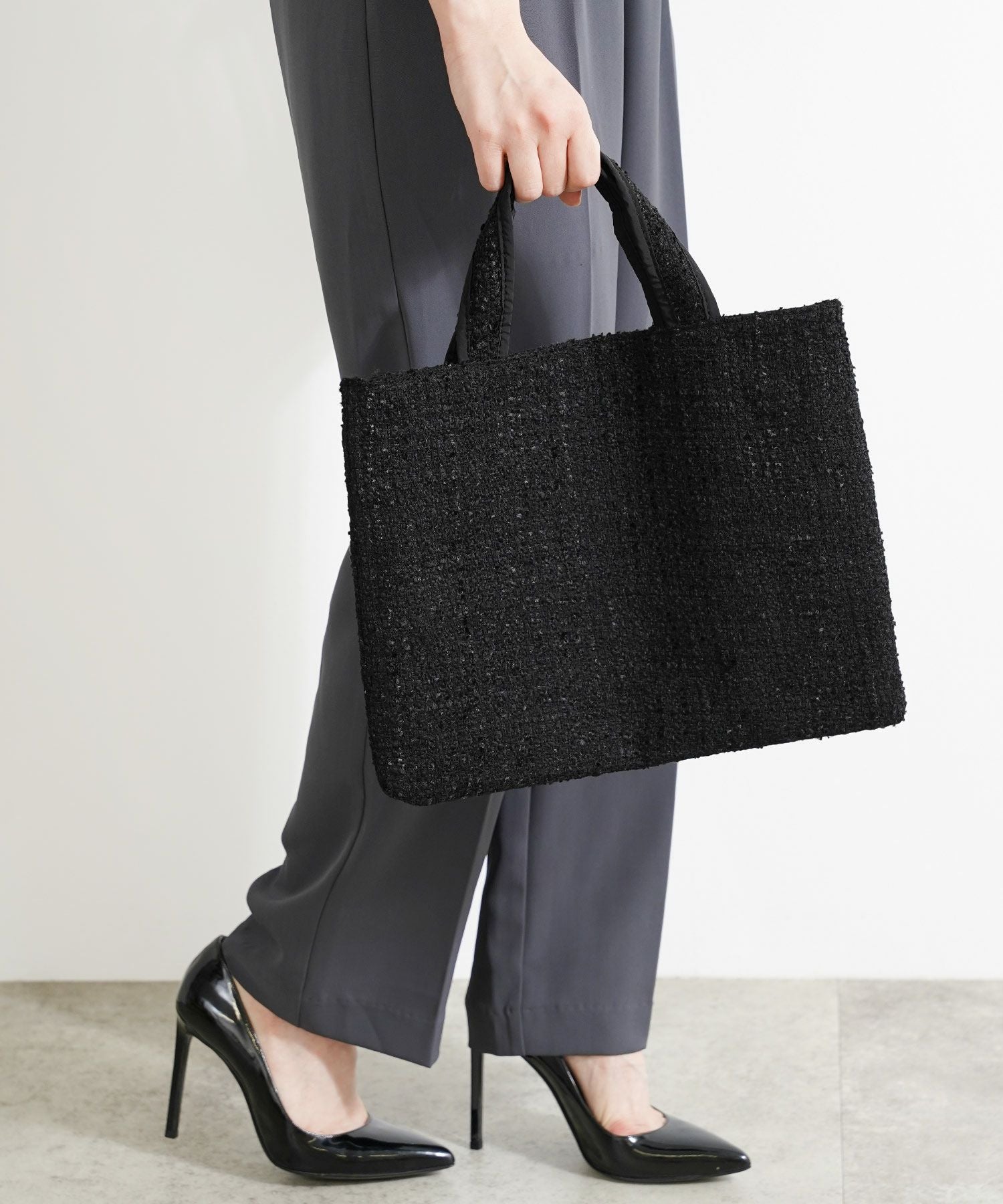 ツイード サブ バッグ Liala×PG 全3色｜lpg932-1752【6】 - バッグ商品