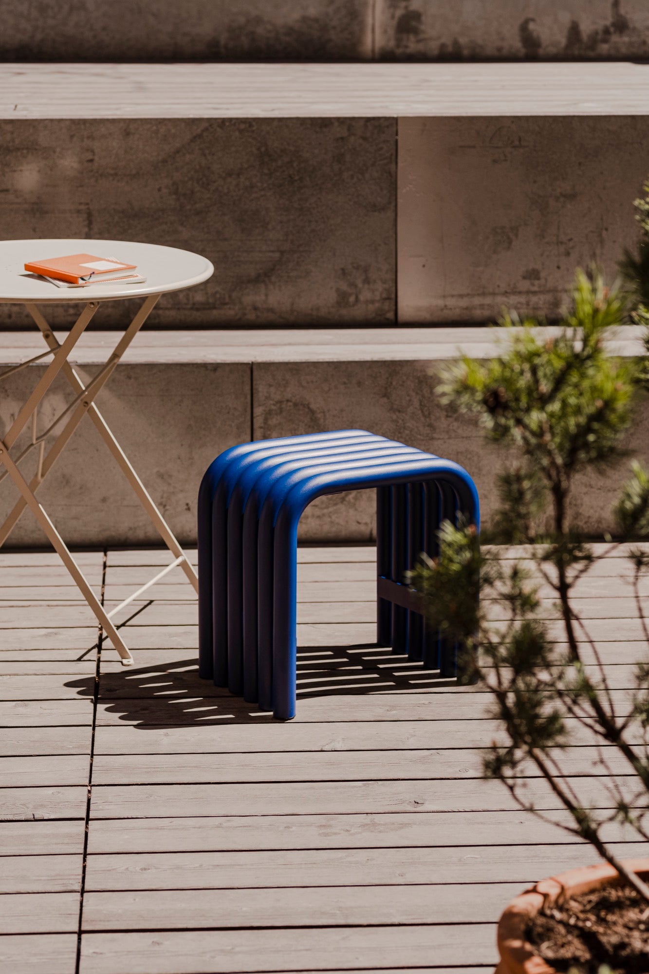 Discover our unique, colorful & sustainably-made Nokk Stool Steel