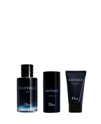 DIOR Men's 3-Pc. Sauvage Parfum Gift Set - Macy's
