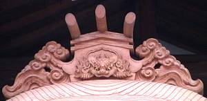 下だんじりの獅子噛