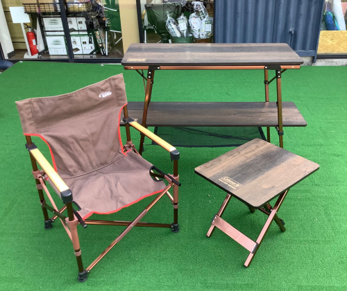 コールマン最高峰モデル「マスターシリーズ」のチェアやテーブルをご