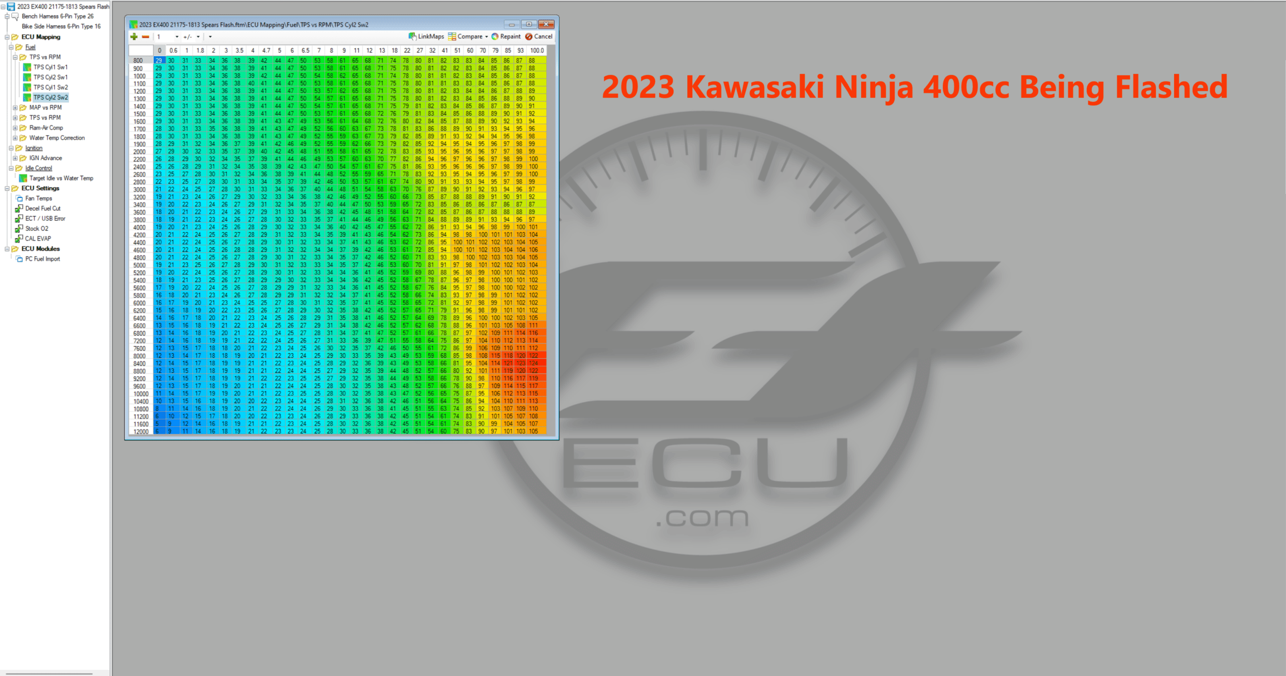 Kawasaki Ninja EX400 Flash ECU 2018/2022 Spears Racing