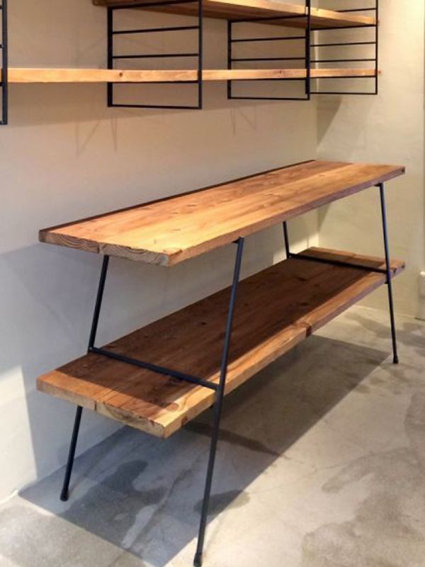 送料無料≪鉄脚≫【フラットアイアンレッグ/ロング/シングル・ダブル