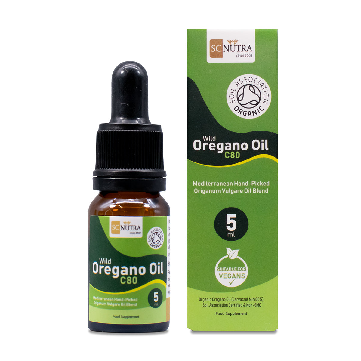 Organic Wild Oregano Oil C80 5ml | New Size – SC Nutra International