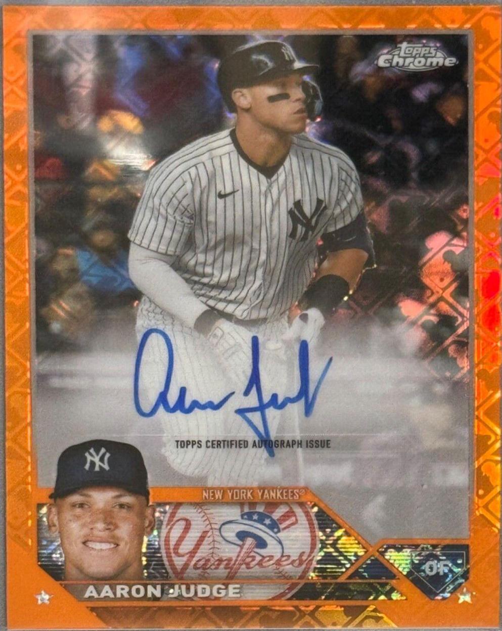 Aaron Judge [Orange] #RCA-AJ Prices | 2023 Topps Chrome