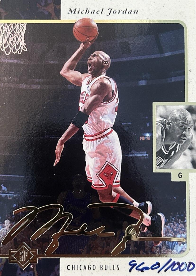 Michael Jordan [Gold Facsimile Signature] #23 Prices | 1995 SP