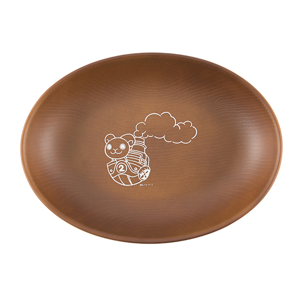 ワンピース】SUNNY KITCHEN ウッド調オーバルプレート（ミニメリー2号