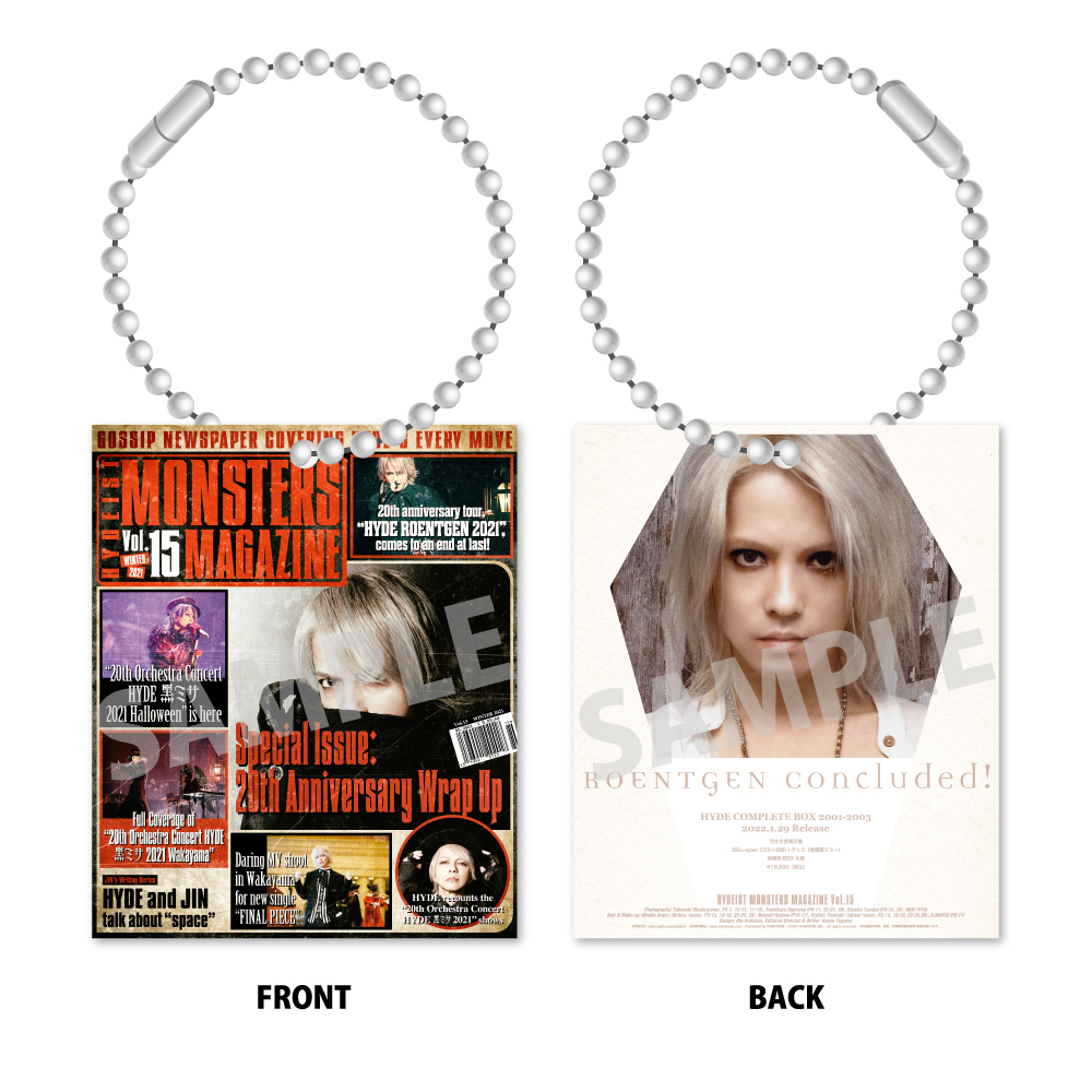 MONSTERS MAGAZINE ACRYLIC KEYCHAIN(ランダム10種) | HYDE