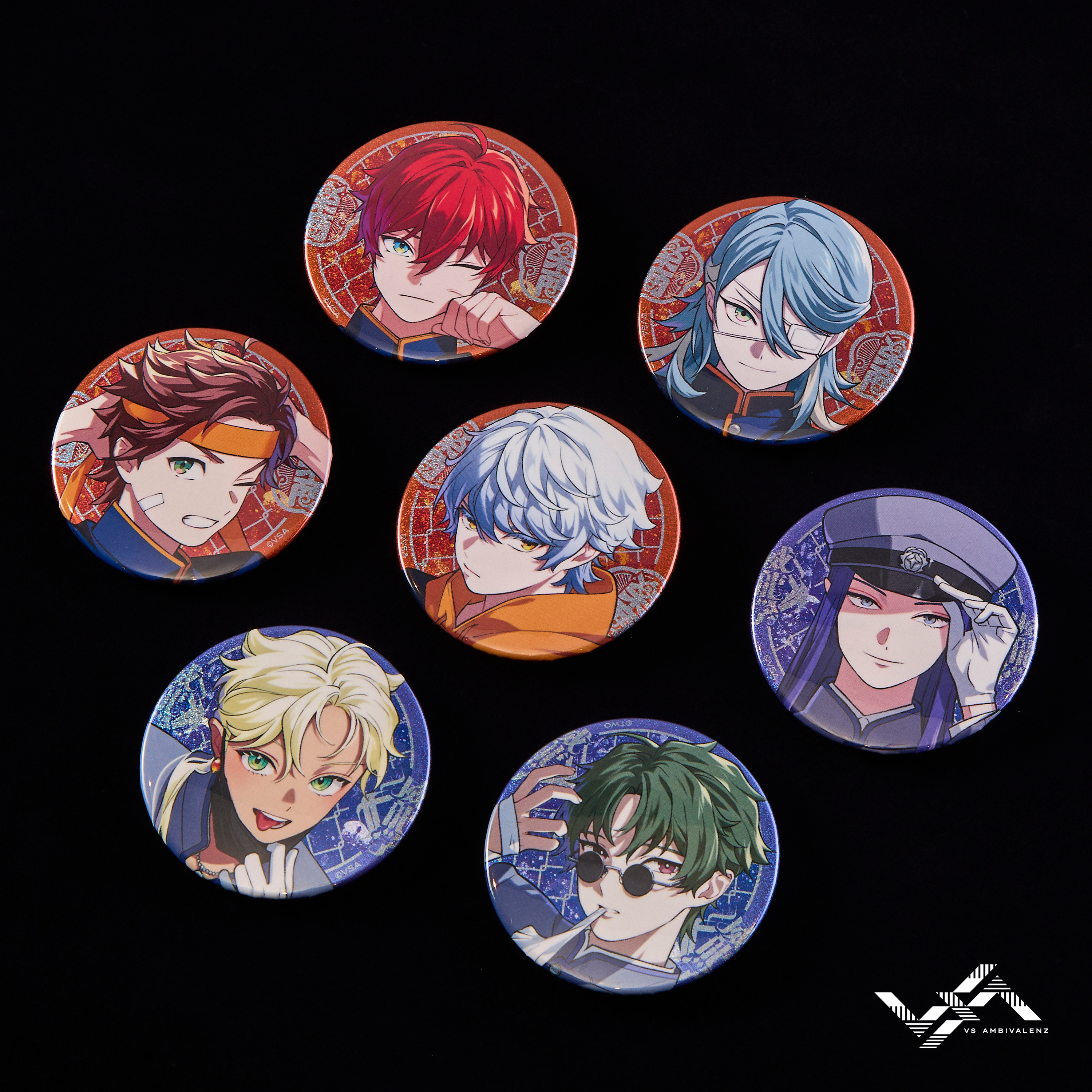 WIN＆LOSE】fun4re＆illuvista トレーディング缶バッジ | VS