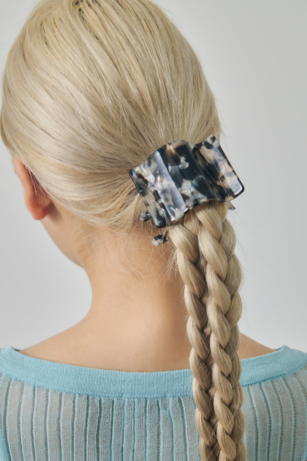 ワイド ウェーブ アセチ ヘアー クリップ 