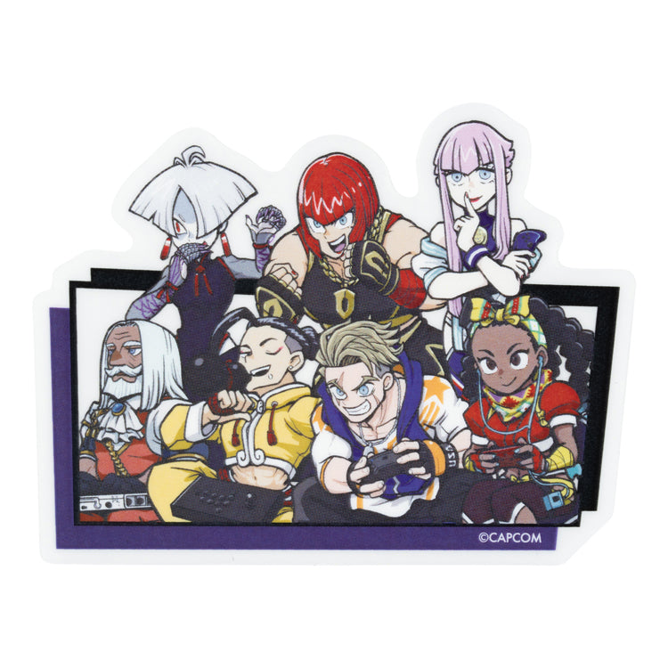 ストリートファイター クリアステッカーセット (ストリートファイター6
