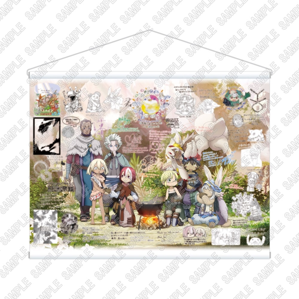 メイドインアビス 烈日の黄金郷 キャスト＆スタッフ寄せ書きB2