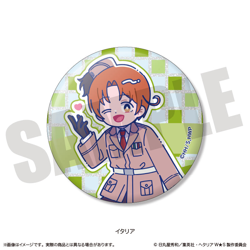 ヘタリア World☆Stars」 にゅ〜とろ ホログラム缶バッジ Vol.1