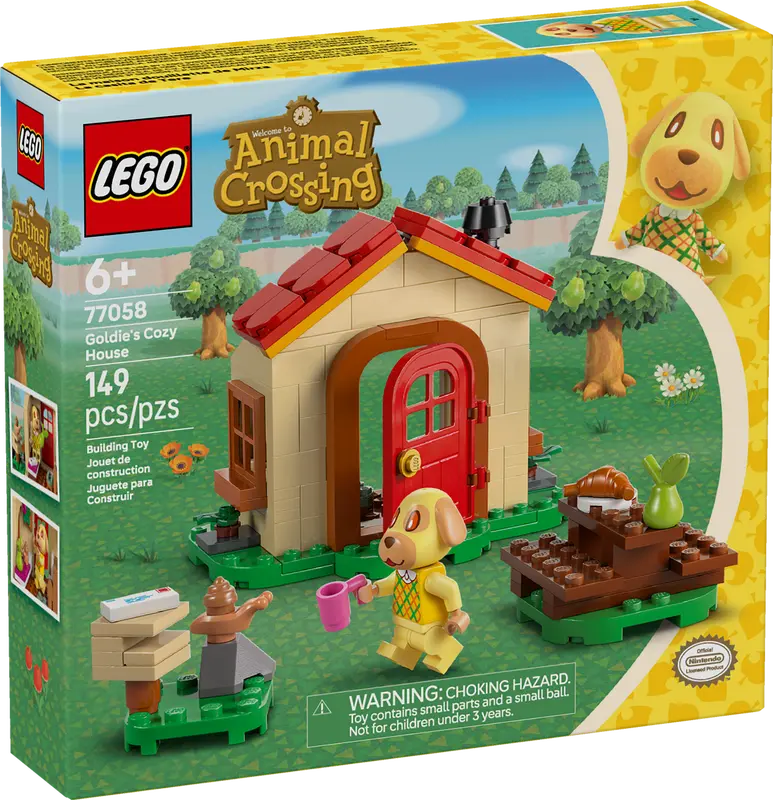 キャラメルのちいさなおうち(77058) | レゴ(R)どうぶつの森│スタッズ