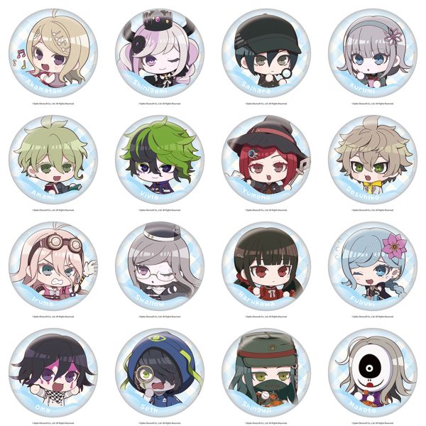 ダンガンロンパ 入間入間美兎 ダンガンロンパV3 スクエア缶バッジ