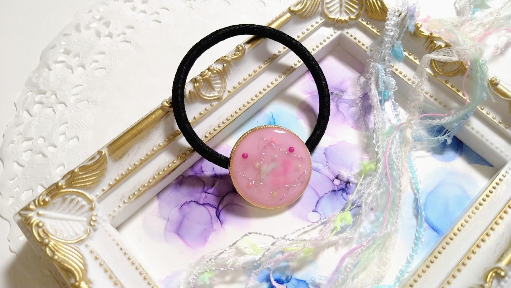 引き揃え糸のヘアゴムの作り方 | croccha