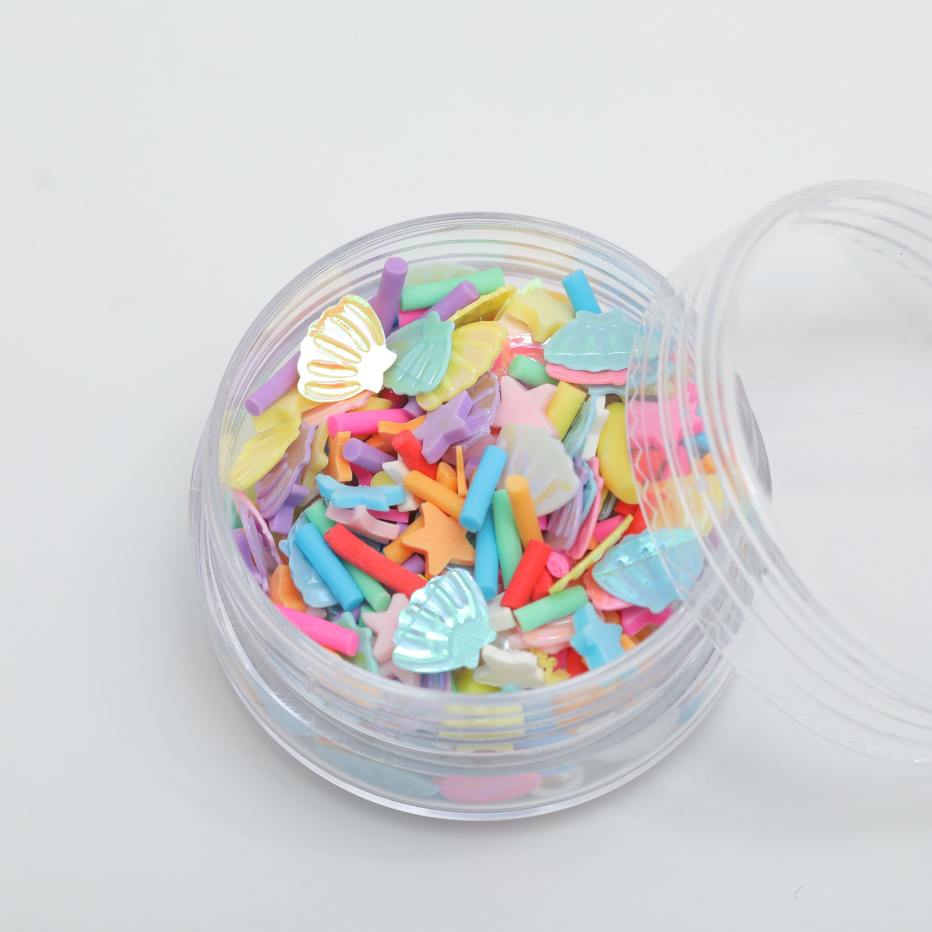 封入材 貝 ホログラム パール クレイミックス シェル | クロッチャショップ