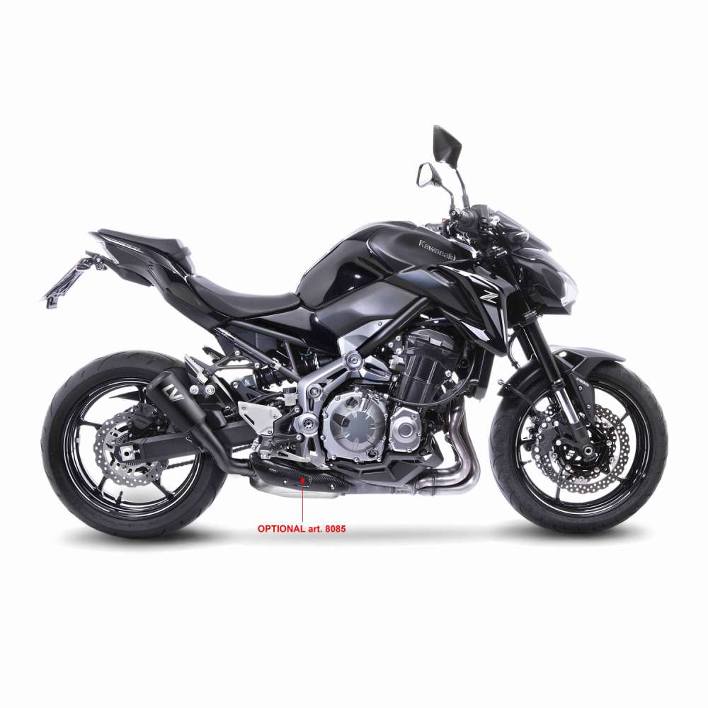 LV-10 FULL BLACK for Kawasaki Z 900 2017 - 2025 | LeoVince