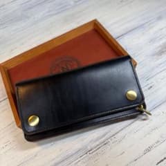 トラッカーウォレット ロング3層】クロムエクセル universal ゴールド