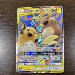 ライチュウ&アローラライチュウGX RR SM10a ジージーエンド 008