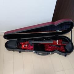 ヤマハサイレントバイオリンYSV104 赤色 ハードケース付き - メルカリ