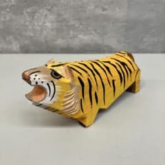 笹野一刀彫 郷土玩具 虎 寅年 彫刻 木彫り 木製 動物 伝統工芸 工芸品