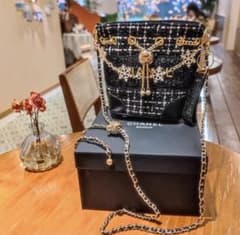 希少レア非売品 CHANEL ノベルティ ツイード バケットバッグ