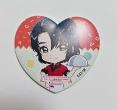 ハート型マグネット缶バッジ ガンダムカフェ限定 ガンダムseed