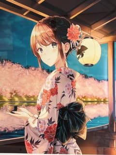 Hiten 版画 アールビバン アールジュネス ミクスドメディア 桜色舟遊