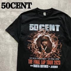 50CENT 50セント グラフィック 両面プリント ヒップホップ Tシャツ