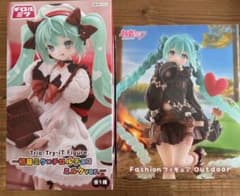初音ミク チロルチョコ&Fasion Outdoorフィギュア2個セット - メルカリ
