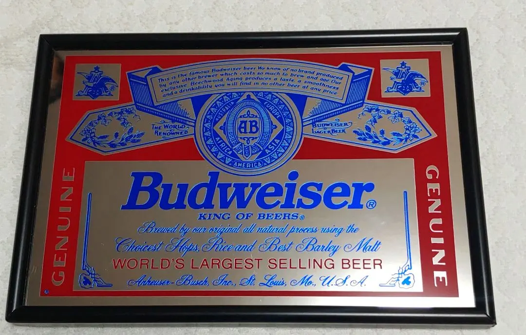 2026年最新】バドワイザー パブミラーの人気アイテム - メルカリ