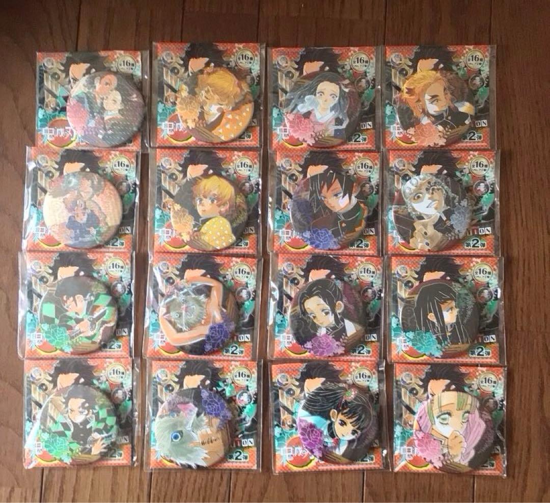 新品未使用 鬼滅の刃 原画 コレクション缶バッジ 第２弾コンプリート 鬼滅の刃 原作絵柄のコレクション缶バッジ第4弾 5.10まで予約受付中!!