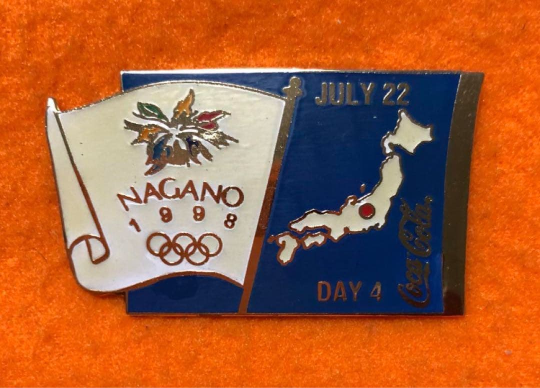 1996アトランタオリンピック ピンバッジ/day4 次回開催地 長野