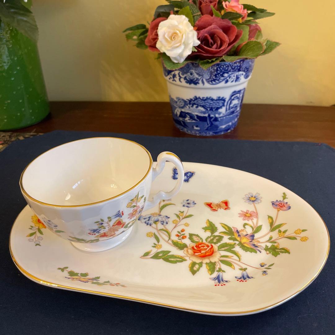 英国製 新品 未使用 保管品 エインズレイ コテージガーデン テニス