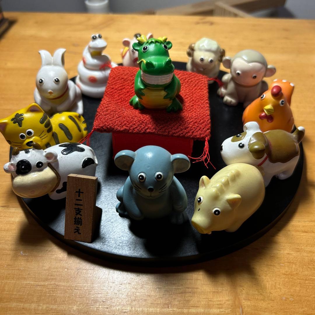 置物 十二支 干支人形セット 縁起物 - メルカリ