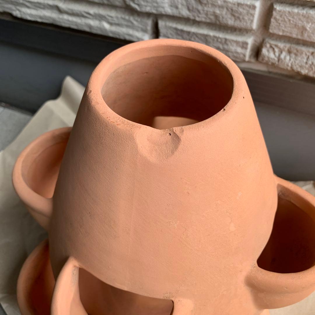 ストロベリーポット 素焼き テラコッタ - メルカリ