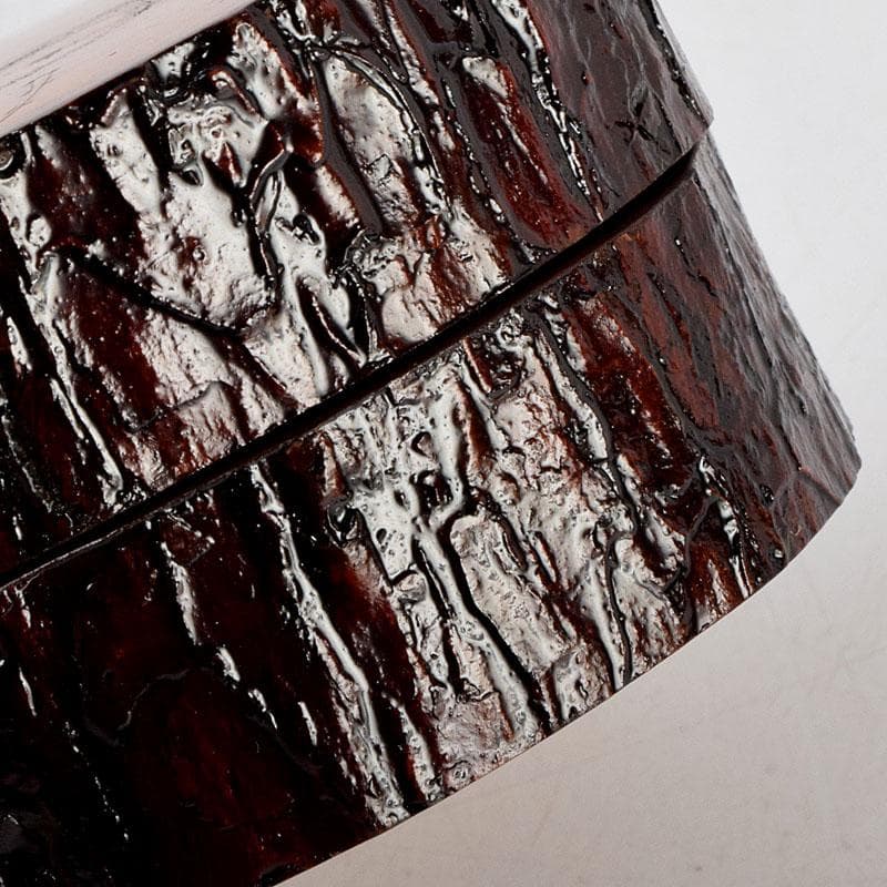 茶道具 加賀蒔絵師 川上峰春作 メダカ図 松皮竹香合 共箱 V 9127