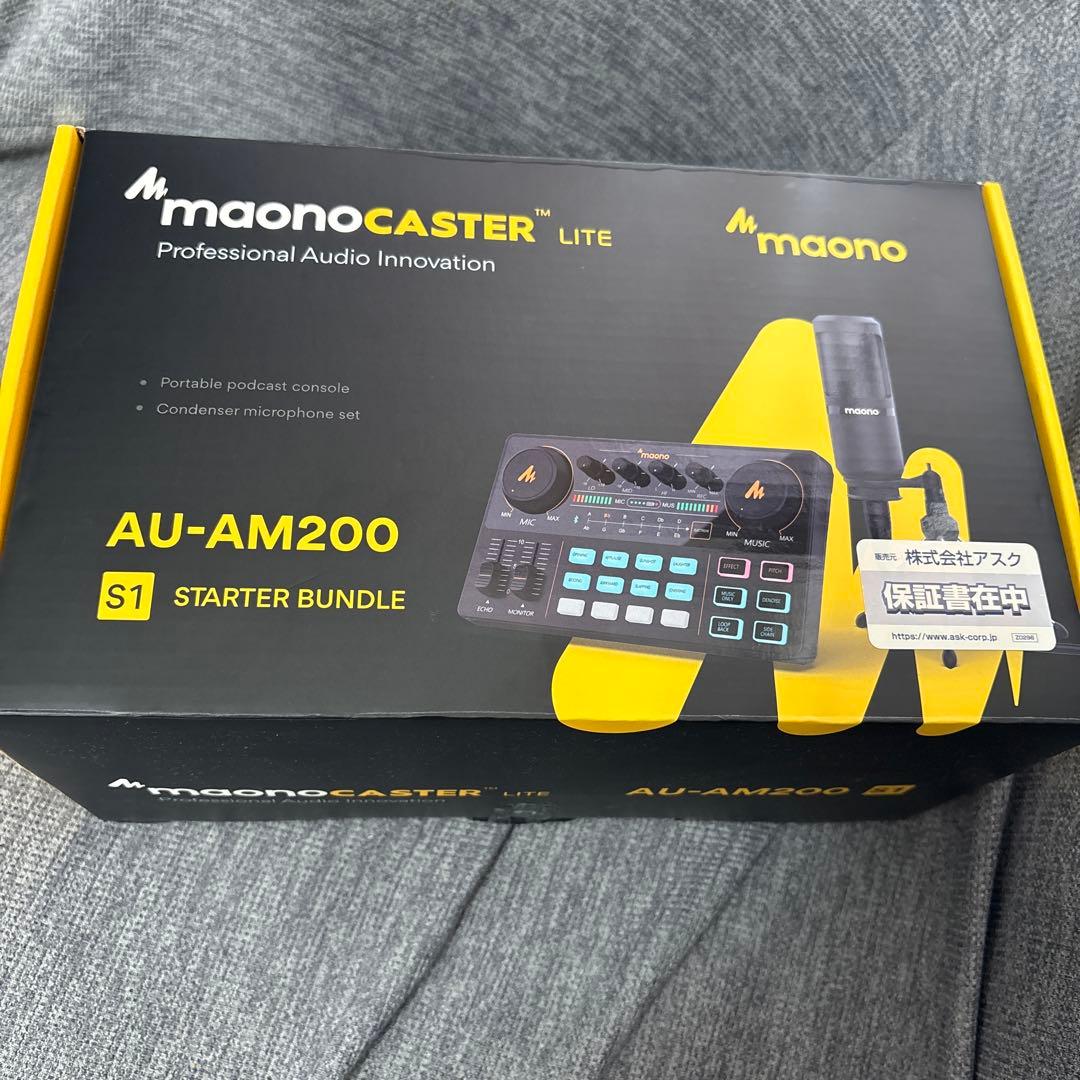 【中古品】maono AU-AM200 S1 【配信機材】 AU-AM200 S1 | Maono オーディオインターフェース | 株式会社アスク