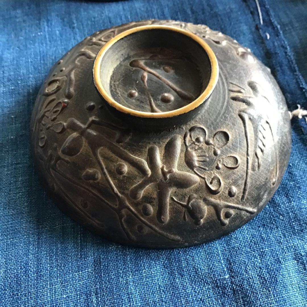 会津鉄錆塗 金蒔絵 椀6客 時代木製漆器 吸物 伝統工芸 漆芸 - メルカリ