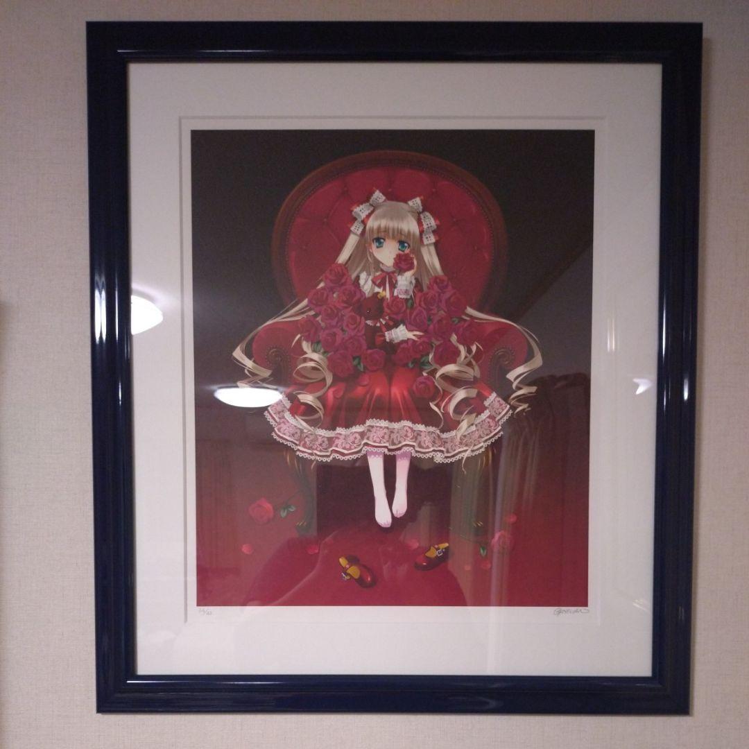 CARNELLAN カーネリアンマスカット版画アールビバン顔のない月