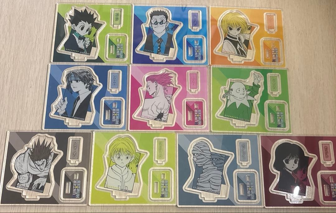 HUNTER×HUNTER アクリルフィギュアコレクション　クロロ　ヒソカ　ゴン Amazon.co.jp: ハンターハンター アクリルスタンド アクスタ クロロ