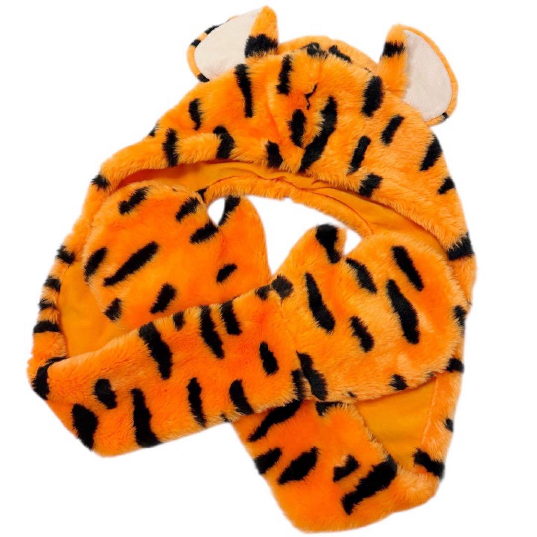東京ディズニーリゾート くまのプー ティガー マフラーファンキャップ ディズニー ティガー マフラー 手袋付きファンキャップ - メルカリ