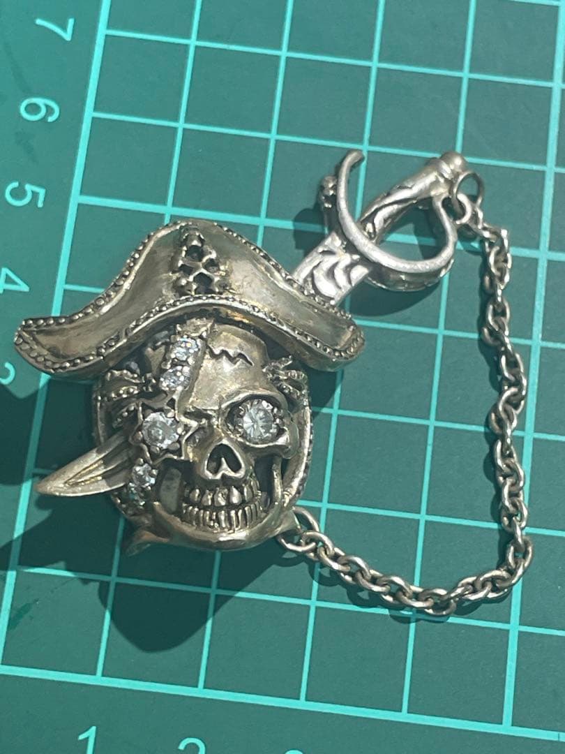 925、海賊ペンダントトップ、24.6g