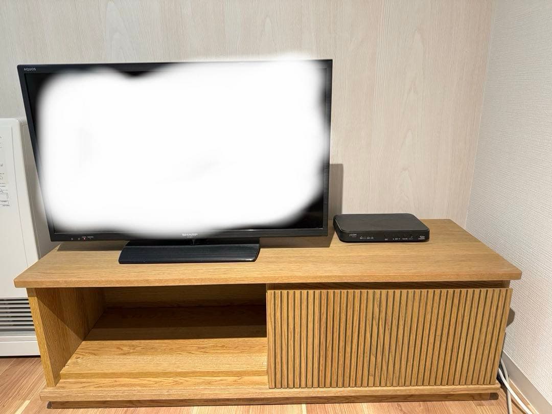 【美品】 unico ウニコ DIFE（ディフェ）TVボード テレビ台 人気のunico(ウニコ)よりDIFE(ディフェ)シリーズ のオーク材テレビ