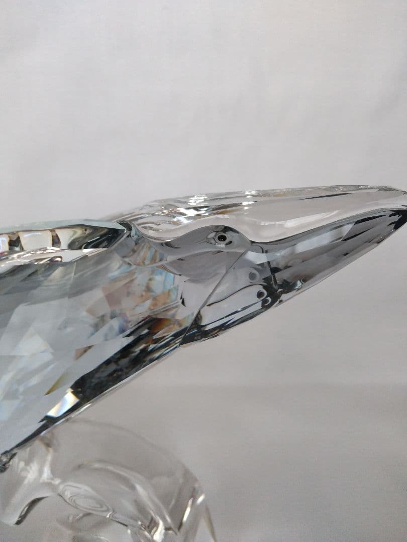 スワロフスキー置物レアー、限定品、【SCS会員限定ザトウクジラ