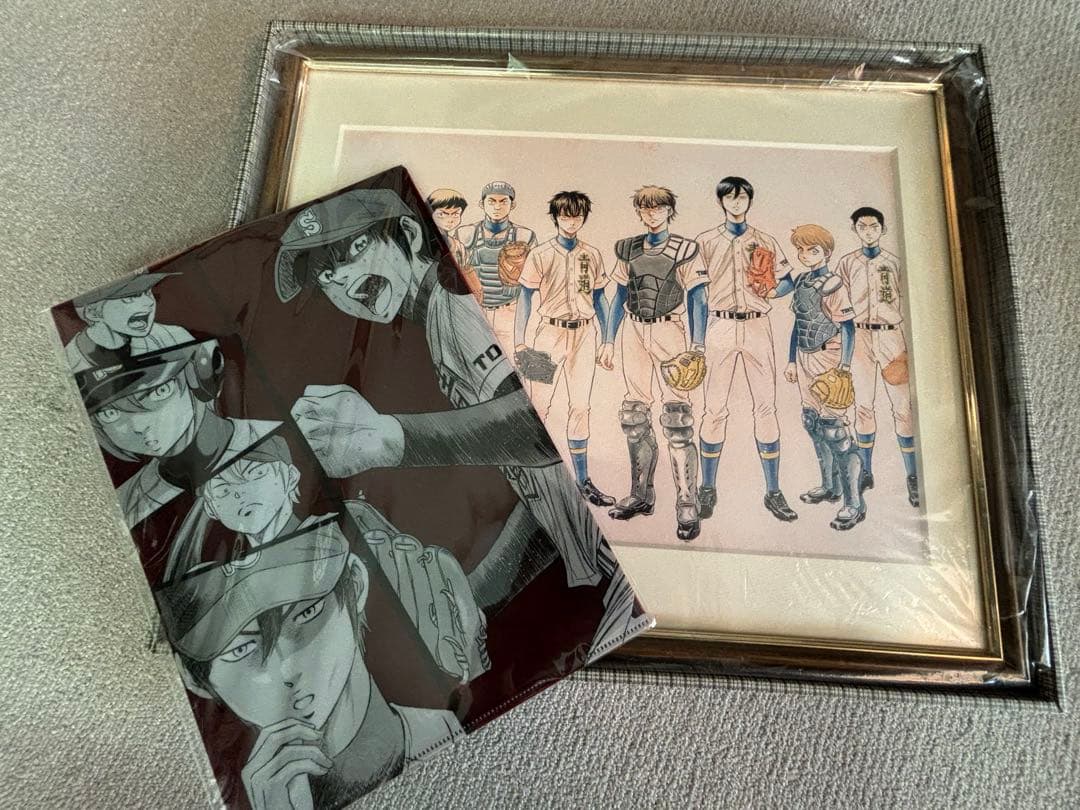 ダイヤのA 複製原画&クリアファイル 複製原画＆クリアファイルセットA