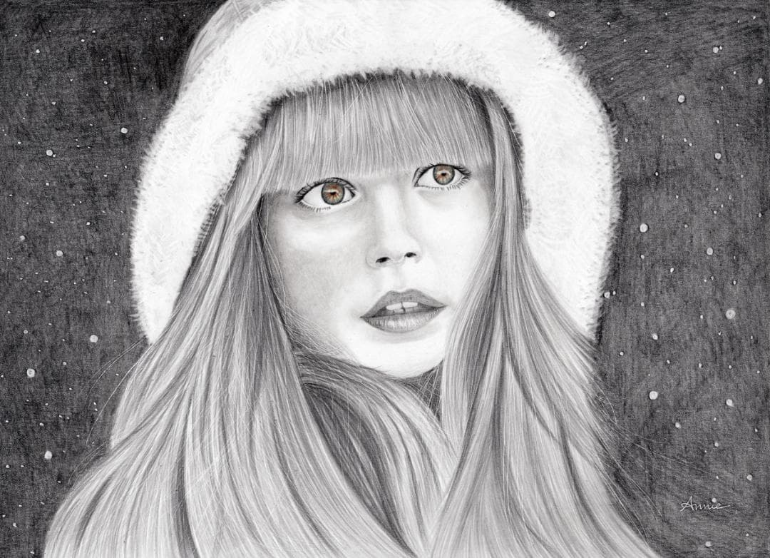 鉛筆画「Underneath the 」　B5大サイズ Amazon | スケッチ 鉛筆 デッサン 10本セット 3硬度 ハード 木炭 太い