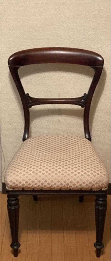 ダイニングチェアー アンティーク調 猫足クラシック 木製 完成品 猫脚