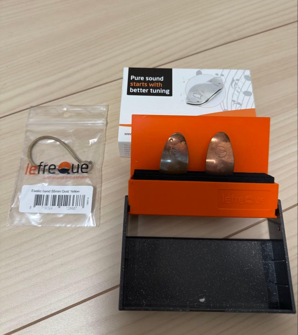lefreQueレッドブラス 41mm ゴムバンド付き lefreQue：Red Brass GP 41mm